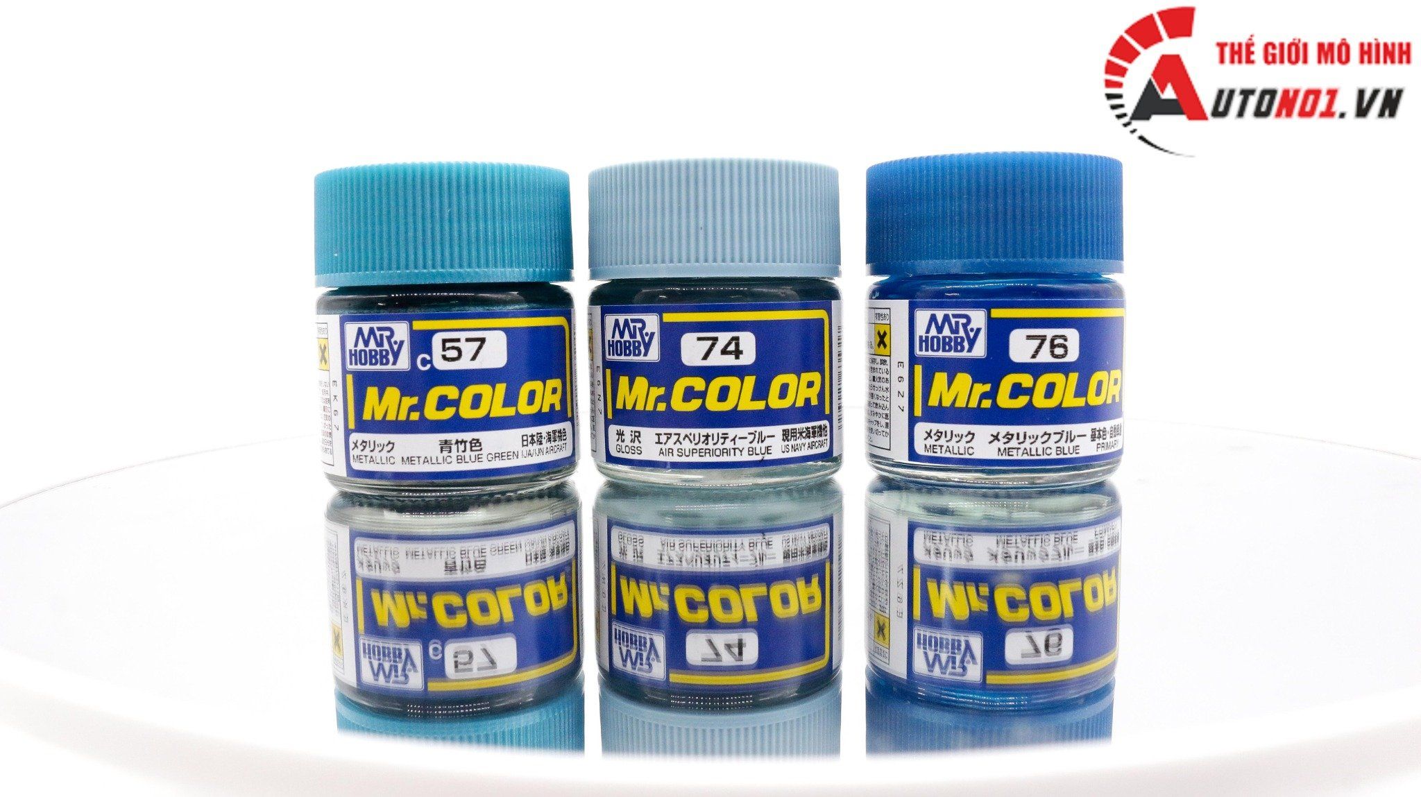  Lacquer C76 metallic blue sơn mô hình màu xanh dương 10ml Mr.Hobby C76 