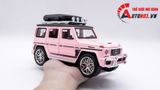  Mô hình xe Mercedes-Benz G-class G63 có hộp camping trên mui, figure, phun khói, đánh lái được full open tỉ lệ 1:24 Alloy Models 8108 