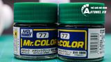  Lacquer c77 metallic green sơn mô hình màu xanh lá trong suốt 10ml Mr.Hobby C77 