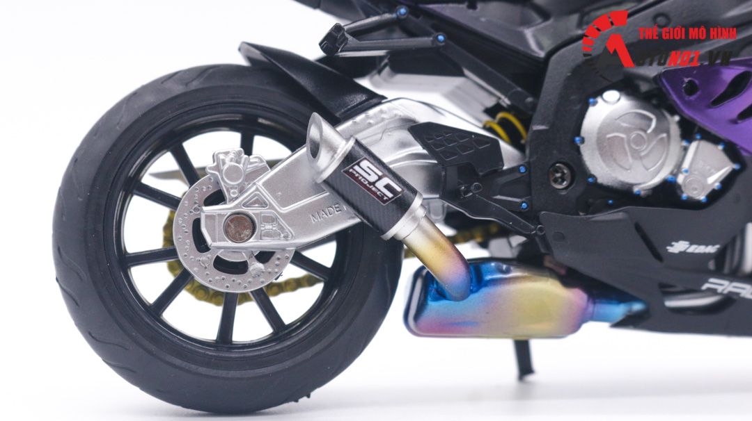  Mô hình xe độ Bmw S1000rr Galaxy 1:12 Autono1 MSZ D224F 