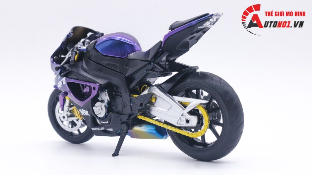  Mô hình xe độ Bmw S1000rr Galaxy 1:12 Autono1 MSZ D224F 