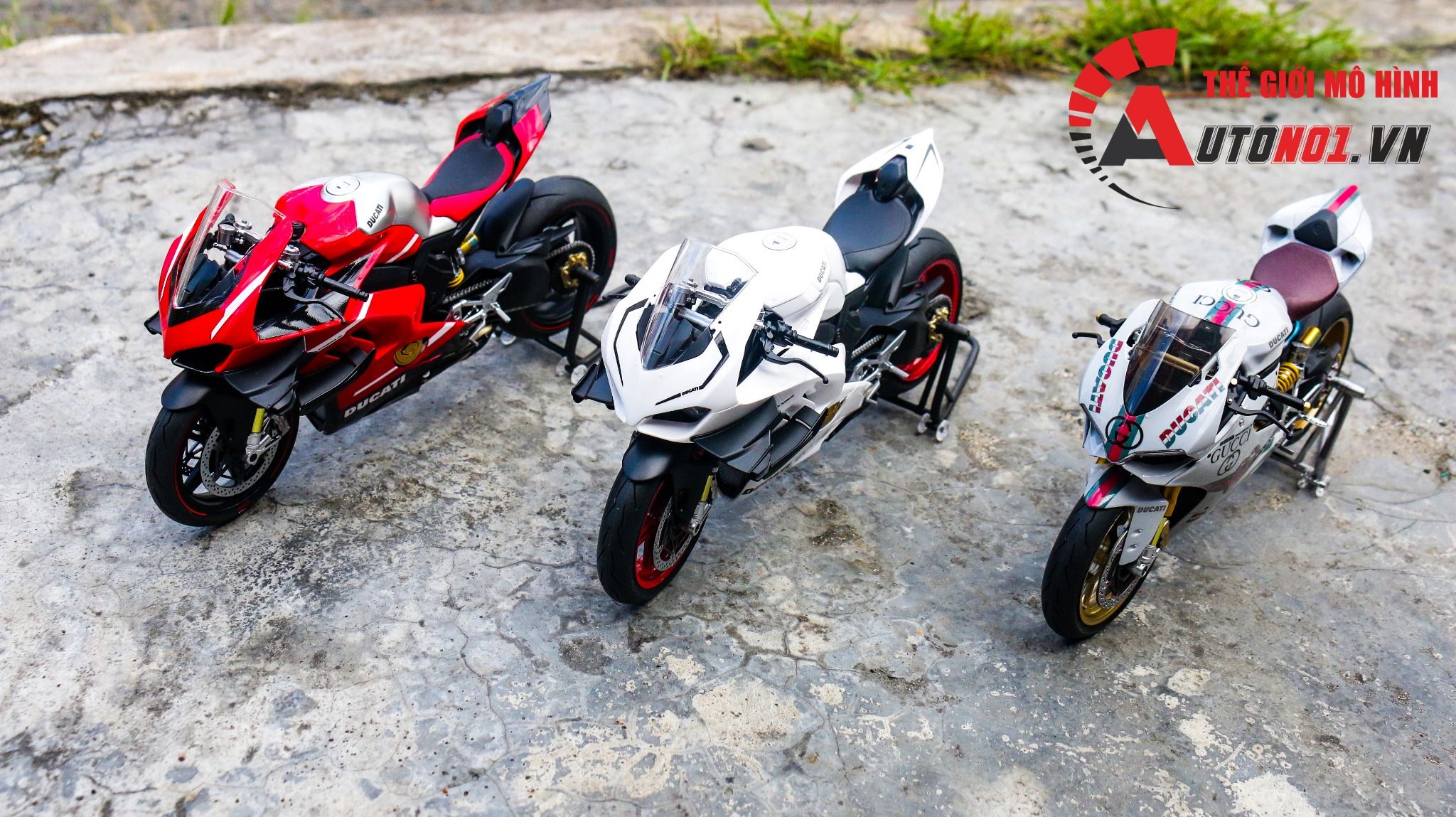  Mô hình xe cao cấp Ducati 1199 Panigale Gucci Nồi Khô 1:12 Tamiya D227H 