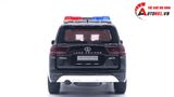  Mô hình xe cảnh sát Toyota Land Cruiser LC300 tỉ lệ 1:32 Alloy Model OT129 