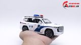  Mô hình xe cảnh sát Toyota Land Cruiser LC300 tỉ lệ 1:32 Alloy Model OT129 