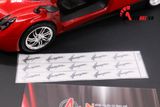  Decal kim loại Pagani Huayra 7476 DC009 