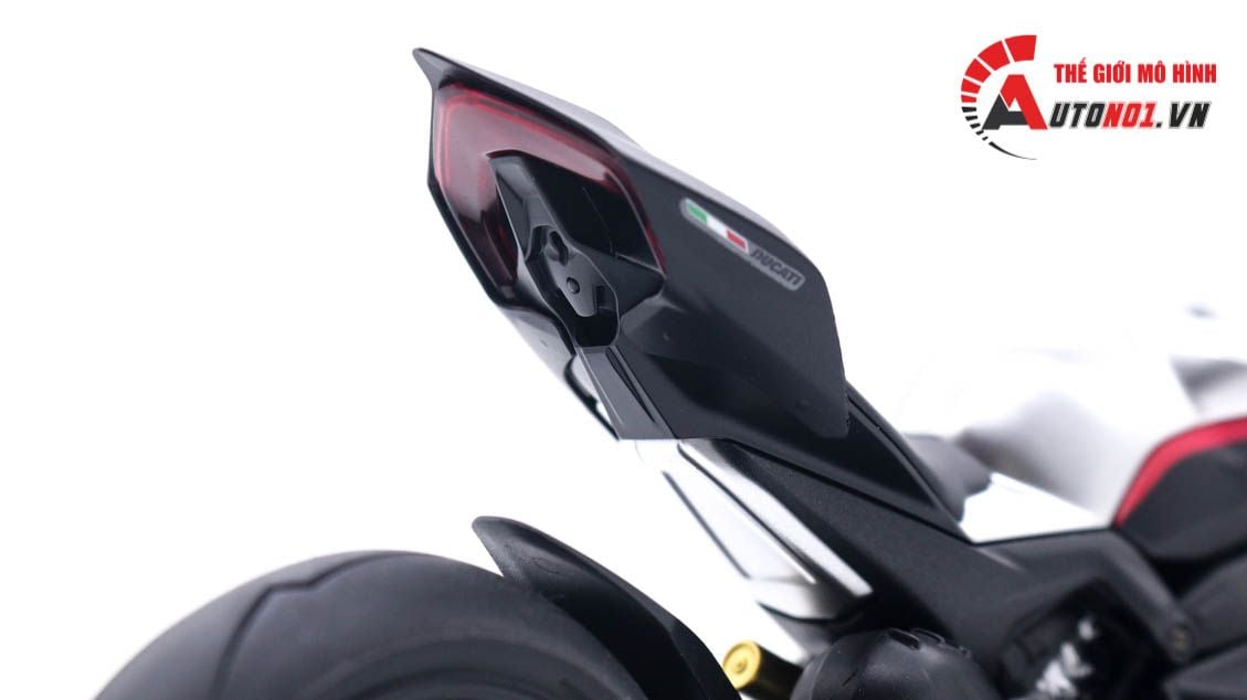  Mô hình xe cao cấp Ducati Superleggera V4 Corse black độ nồi khô tỉ lệ 1:12 Tamiya D234F 