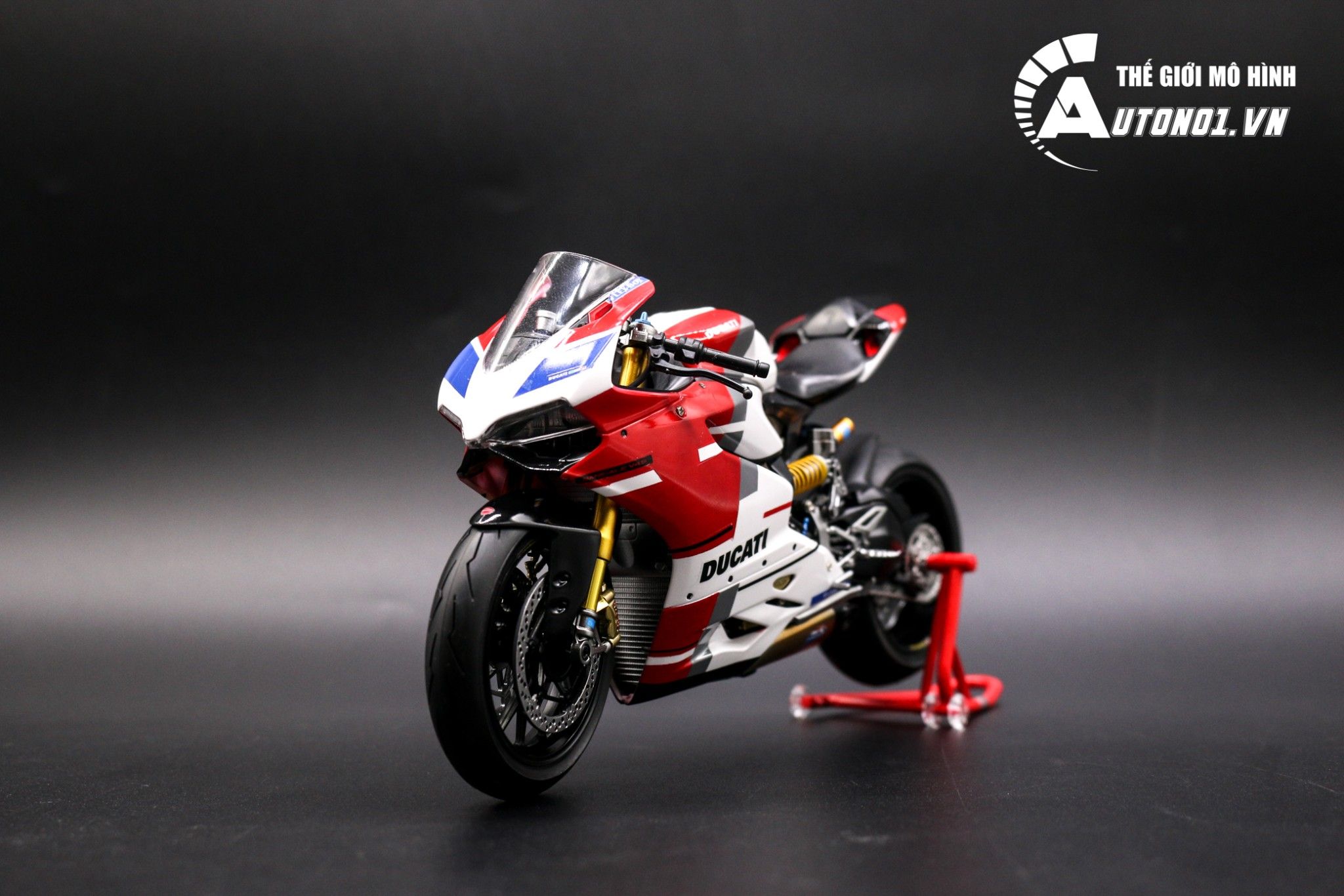  Mô hình xe cao cấp Ducati 1199 Corse Custom 1:12 Tamiya D095 