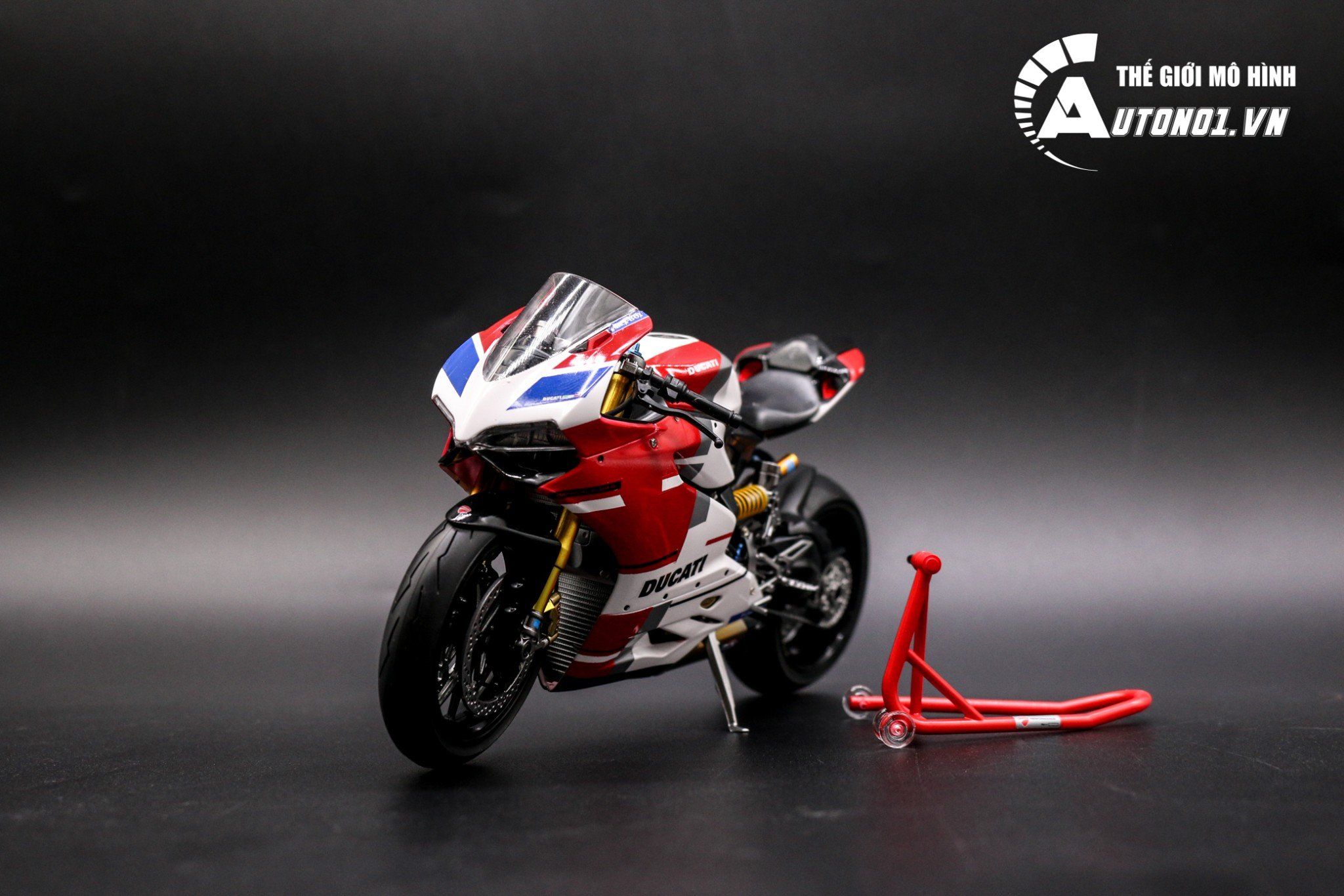  Mô hình xe cao cấp Ducati 1199 Corse Custom 1:12 Tamiya D095 