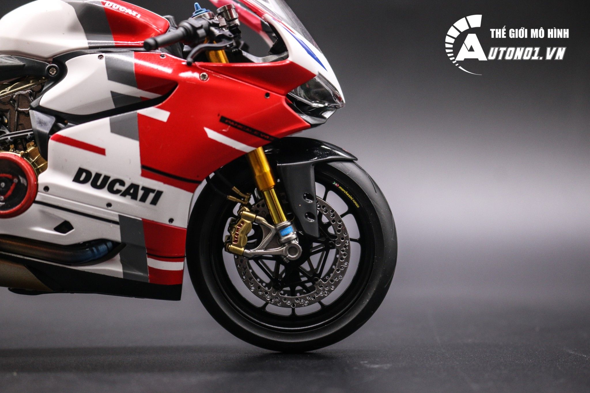  Mô hình xe cao cấp Ducati 1199 Corse Custom 1:12 Tamiya D095 