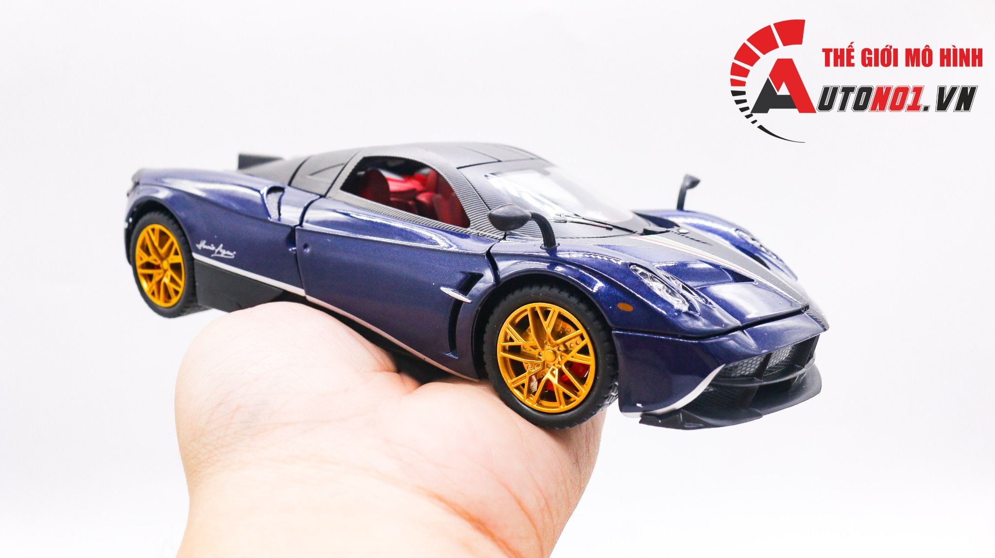  Mô hình xe Pagani Huayra Dinastia đánh lái được full open 1:24 Chezhi OT399 