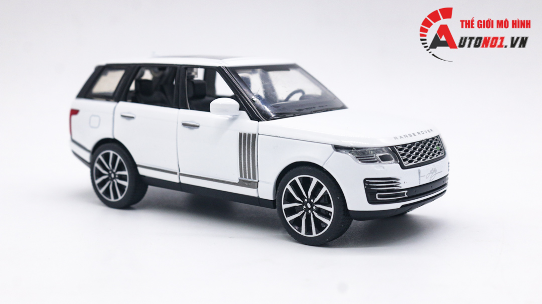  Mô hình xe Land Rover Range Rover full open -có đế - có âm thanh - có đèn tỉ lệ 1:32 Alloy OT149 