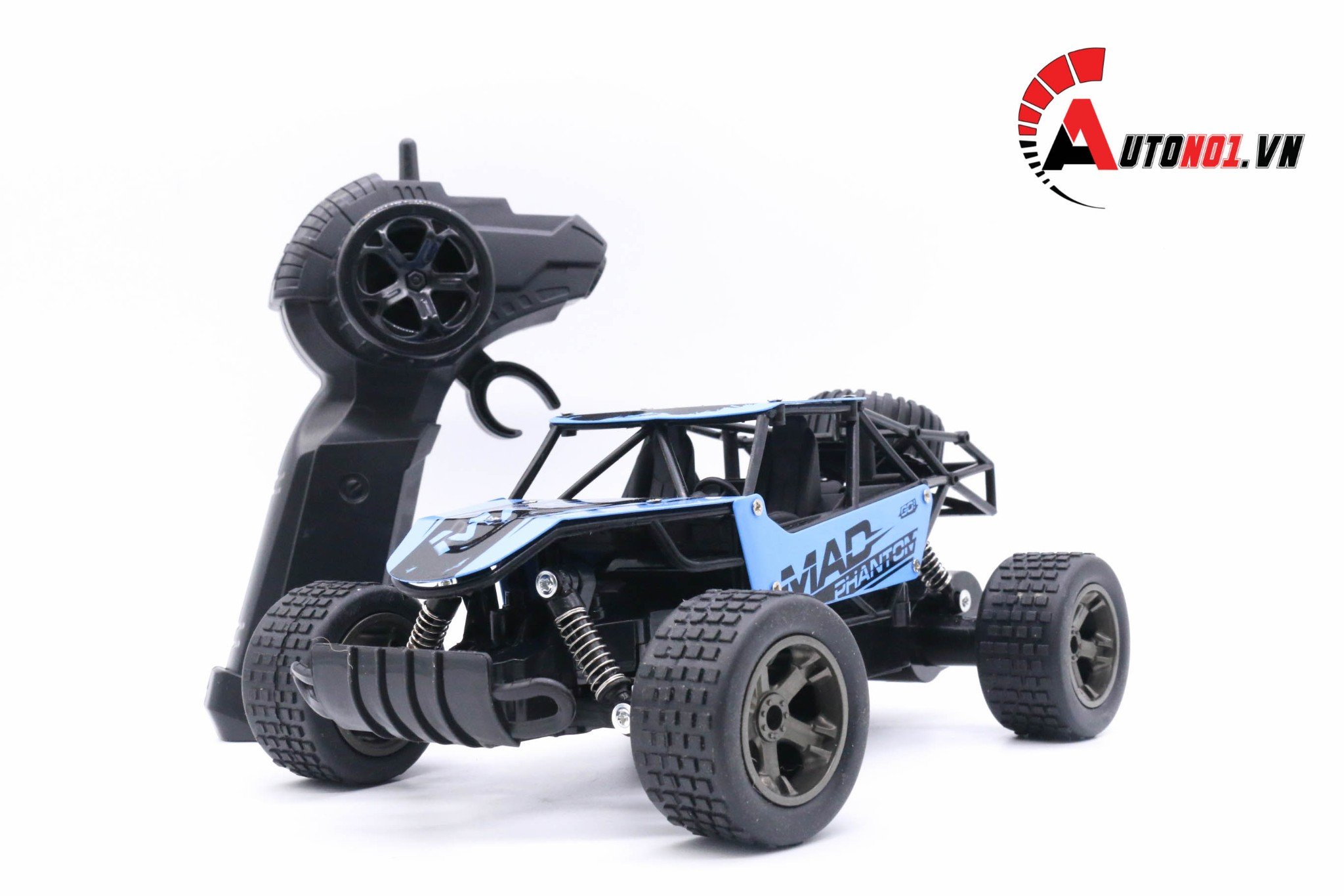 MÔ HÌNH XE ĐIỀU KHIỂN Ô TÔ OFF ROAD MAD PHANTOM BLUE 1:18 HÃNG DEER MAN 6053