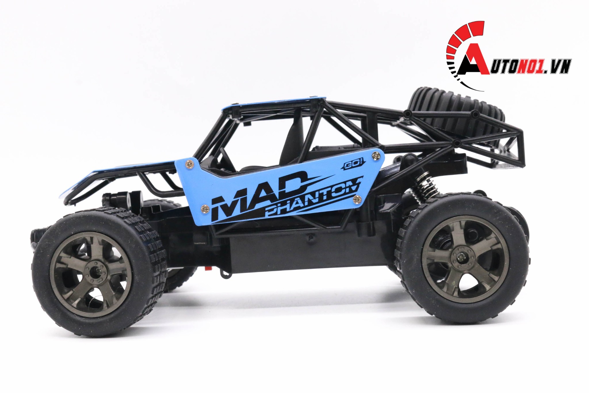 MÔ HÌNH XE ĐIỀU KHIỂN Ô TÔ OFF ROAD MAD PHANTOM BLUE 1:18 HÃNG DEER MAN 6053