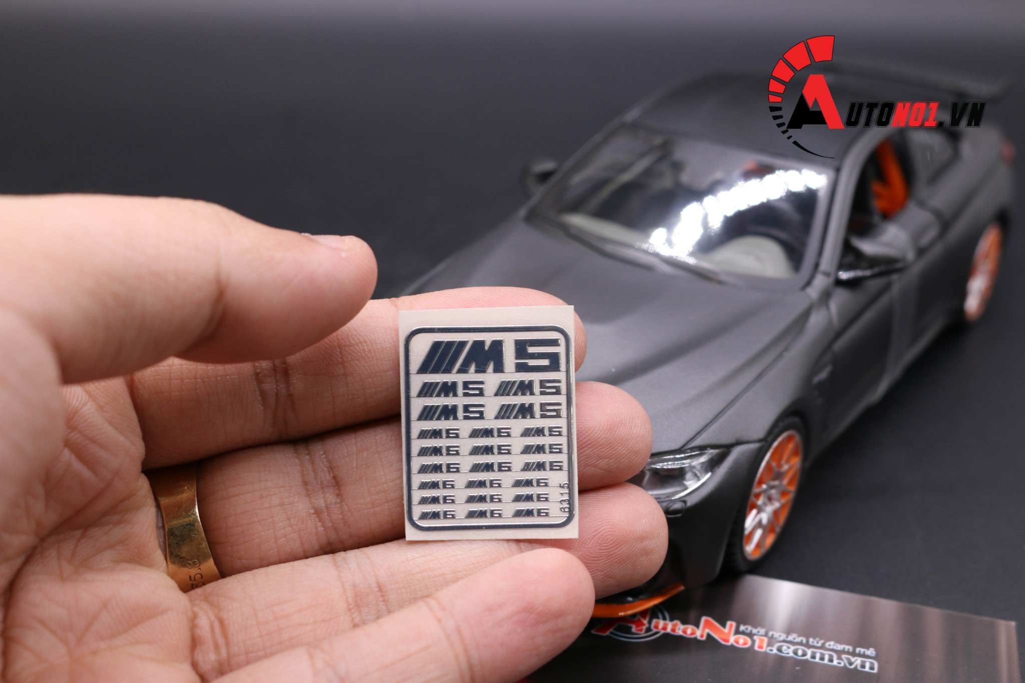 DECAL KIM LOẠI BMW M5 6315 1:18