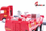  MÔ HÌNH XE TẢI VẬN CHUYỂN XE CỨU HOẢ 1:50 ALLOY 6094 