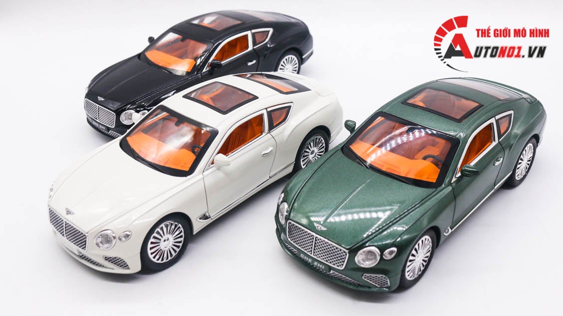  Mô hình xe Bentley Continental 2 cửa đánh lái được tỉ lệ 1:24 Chezhi 8111 