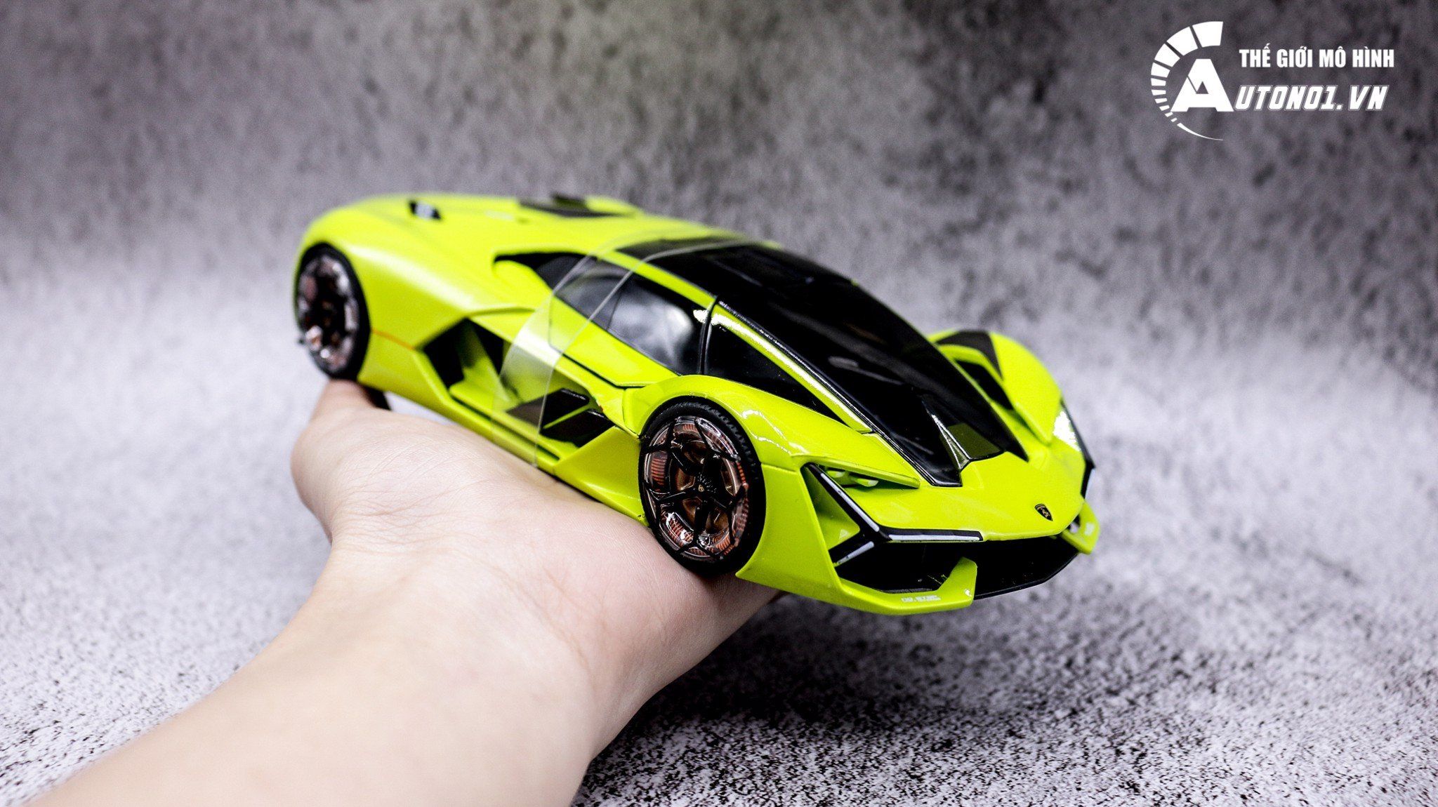  Mô hình xe Lamborghini Terzo Milennio Green 1:24 Bburago 6462 