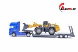  MÔ HÌNH XE TẢI VẬN CHUYỂN XE XÚC 1:50 ALLOY 6092 