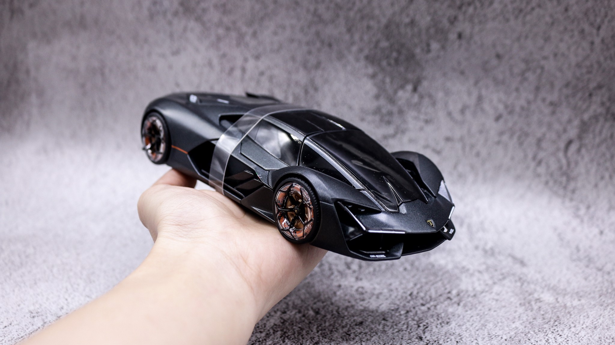 MÔ HÌNH XE LAMBORGHINI TERZO MILENNIO GREY 1:24 BBURAGO 6461