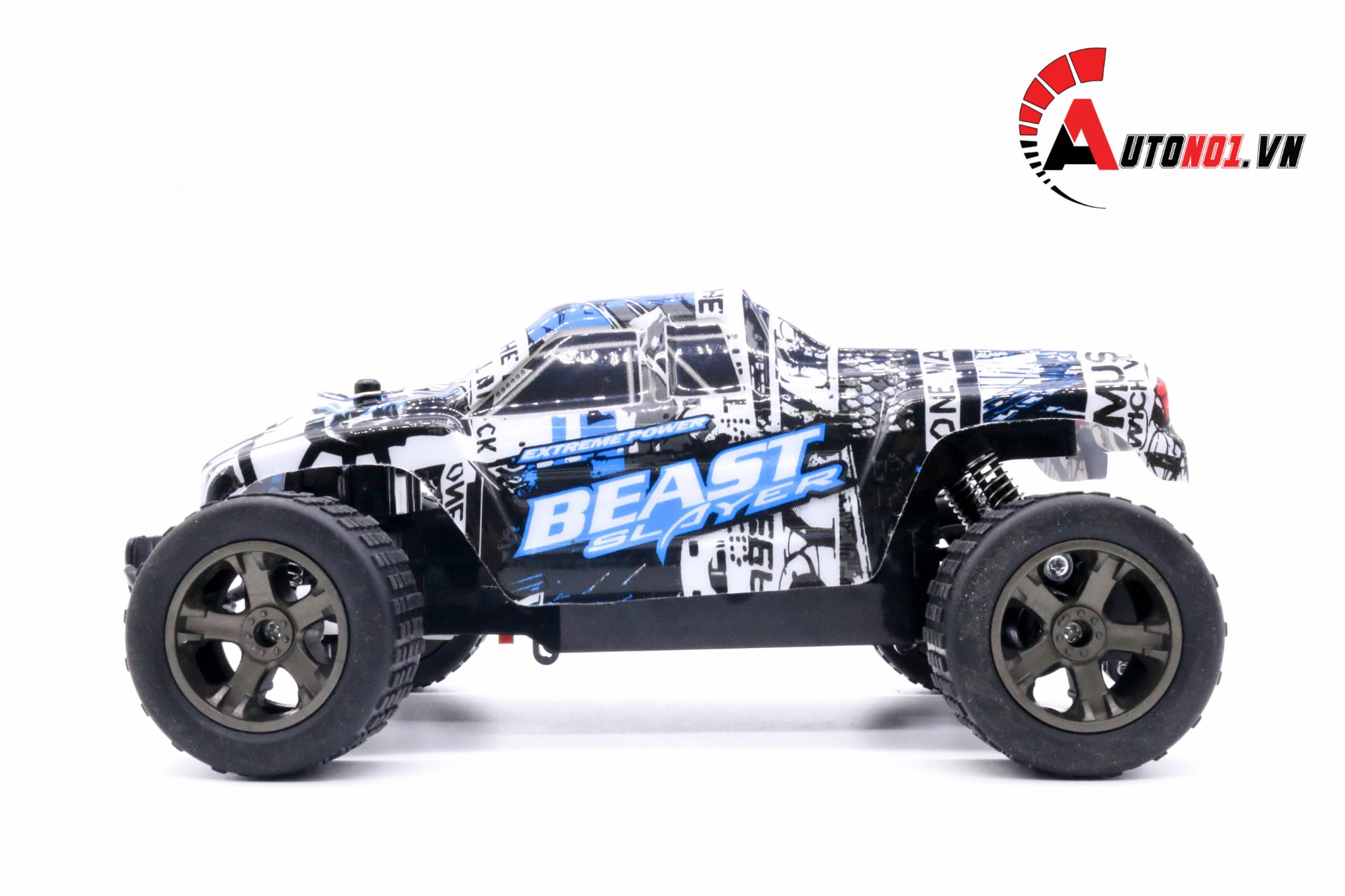  MÔ HÌNH XE ĐIỀU KHIỂN Ô TÔ OFF ROAD BEAST BLUE 1:18 HÃNG DEERMAN 6080 