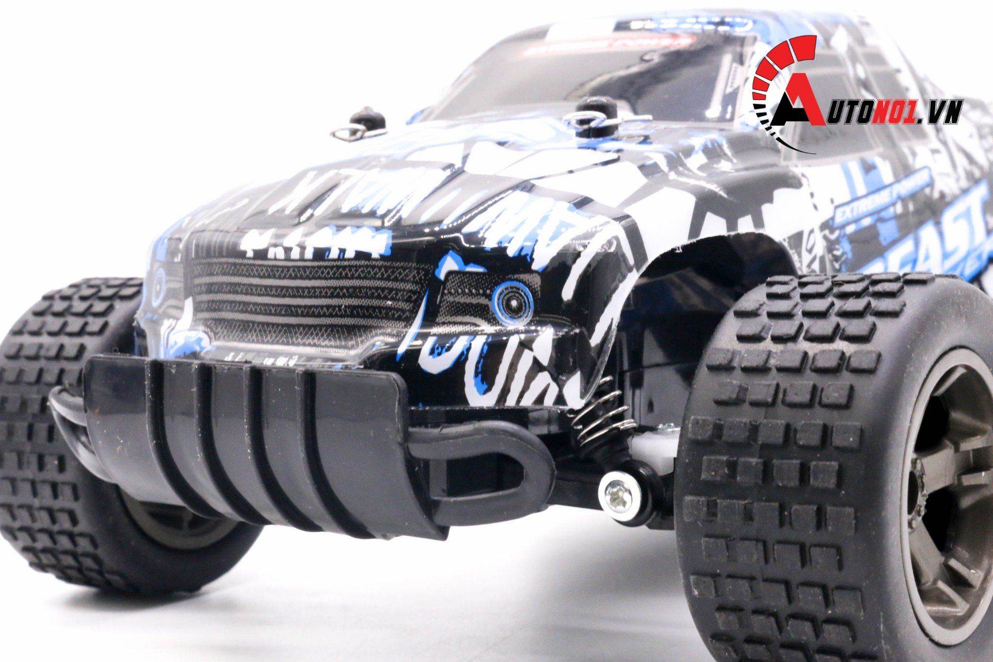  MÔ HÌNH XE ĐIỀU KHIỂN Ô TÔ OFF ROAD BEAST BLUE 1:18 HÃNG DEERMAN 6080 