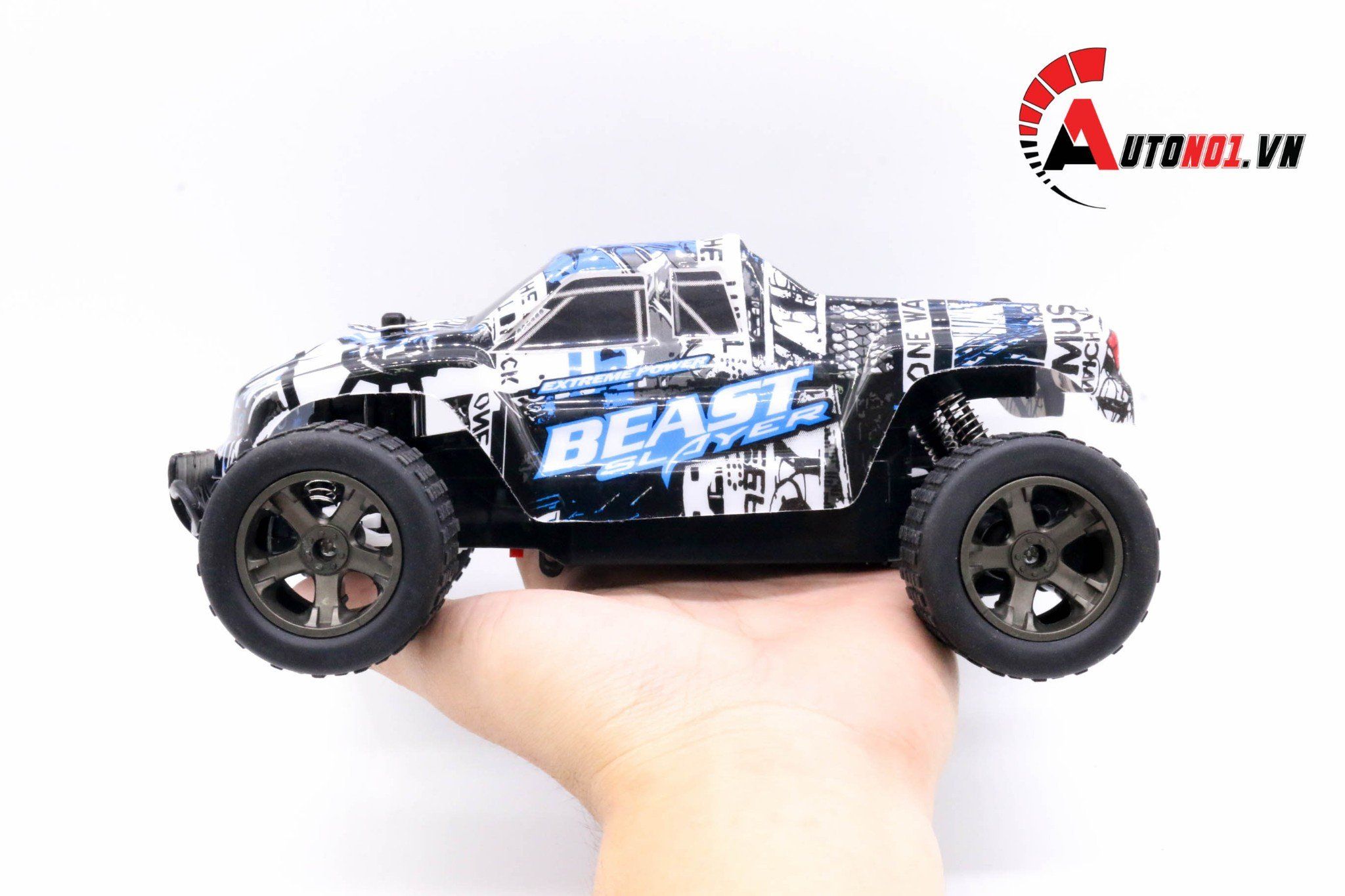  MÔ HÌNH XE ĐIỀU KHIỂN Ô TÔ OFF ROAD BEAST BLUE 1:18 HÃNG DEERMAN 6080 