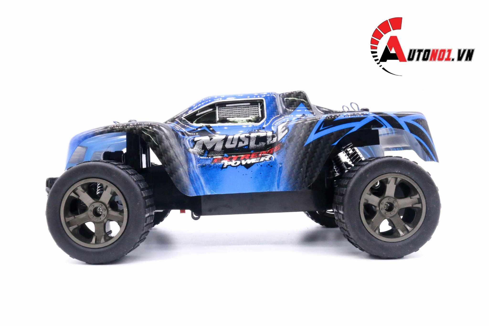  Mô hình xe điều khiển địa hình Muscle Extreme power blue tỉ lệ 1:18 Deer man DK012 