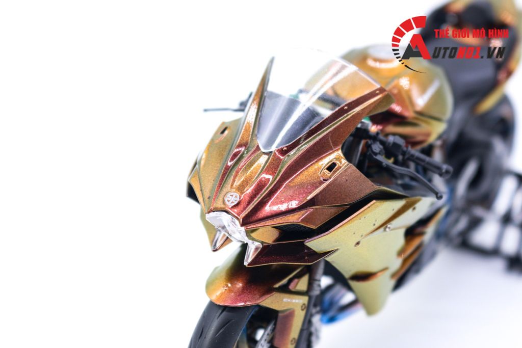 MÔ HÌNH KAWASAKI H2 CUSTOM STARDUST COPPER 1:12 TAMIYA D096