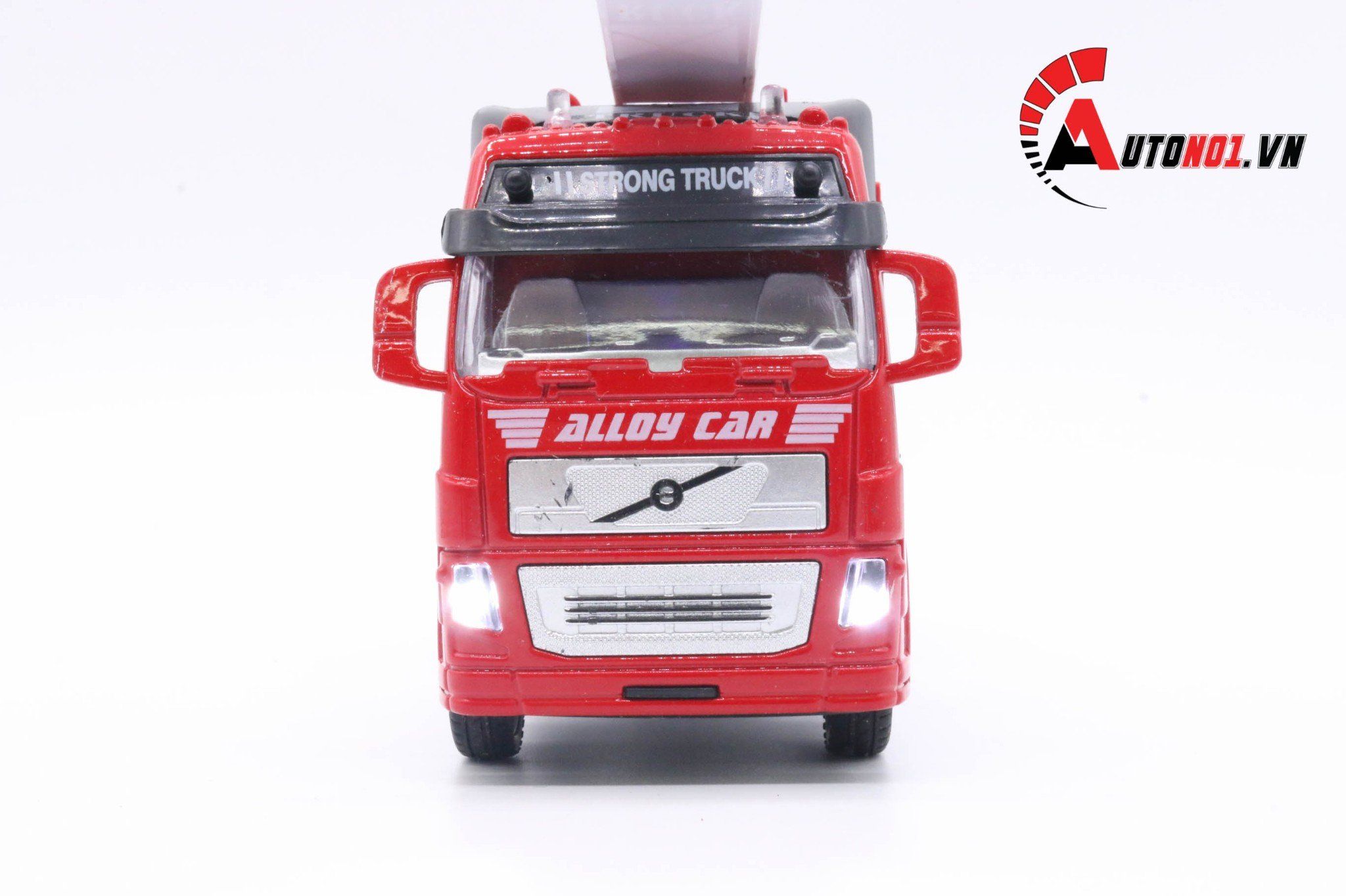  Mô hình xe tải cẩu trục red 1:32 alloy 