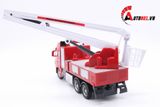  Mô hình xe tải cẩu trục red 1:32 alloy 