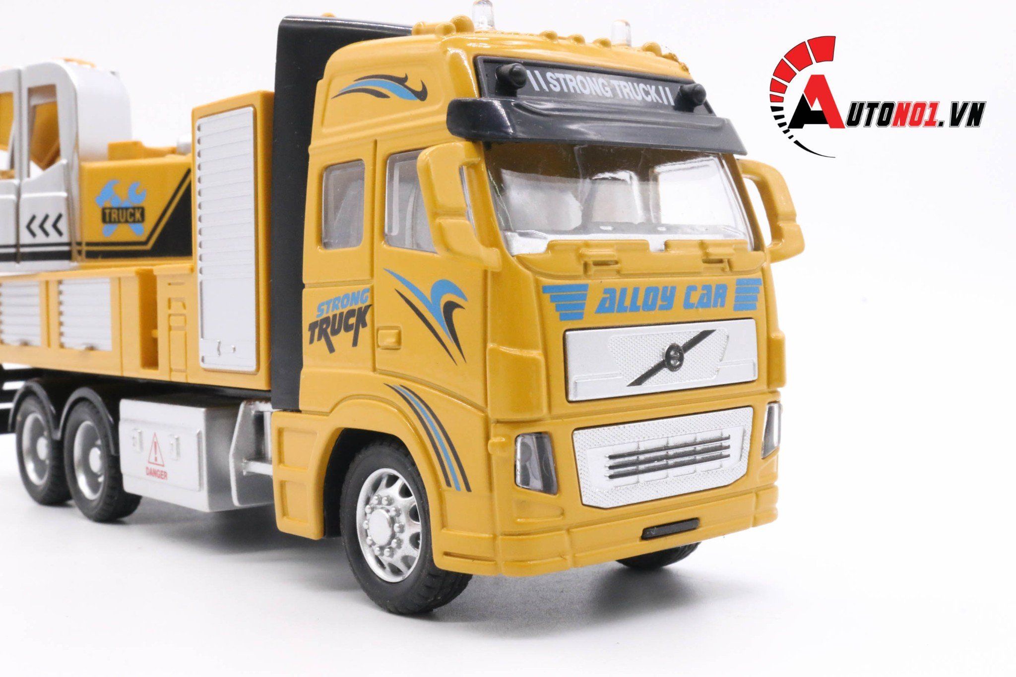  Mô hình xe tải cẩu yellow 1:32 alloy 