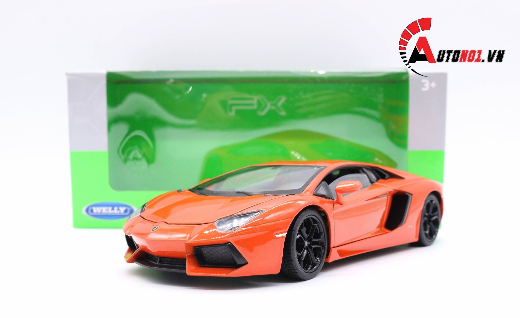  Mô hình xe Lamborghini Aventador Lp700-4 1:24 Welly 4650 