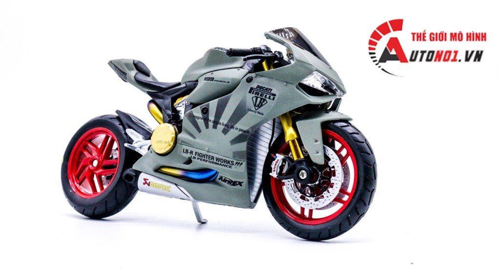  Decal nước Ducati 1199 Panigale custom Liberty Walk Army 1:12 DC601A 