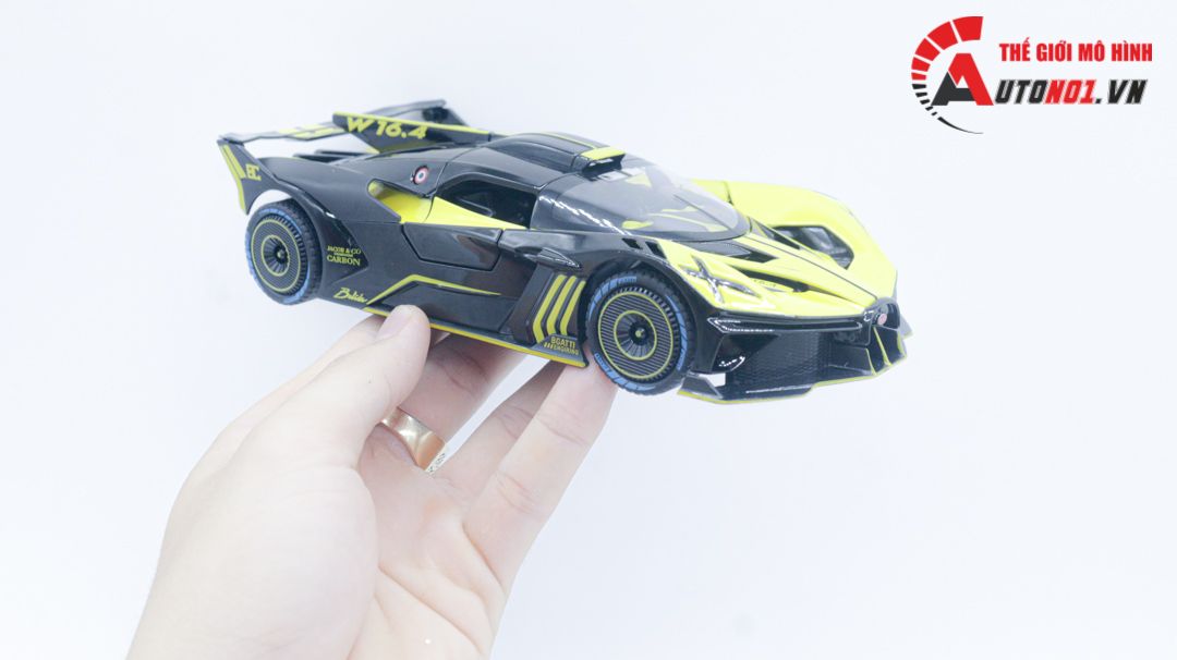  Mô hình xe Bugatti Bolide full open 1:24 Chezhi OT133 