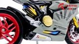  Mô hình xe độ Ducati 1199 Panigale S Liberty Walk Gray Custom 1:12 Autono1 D220a 