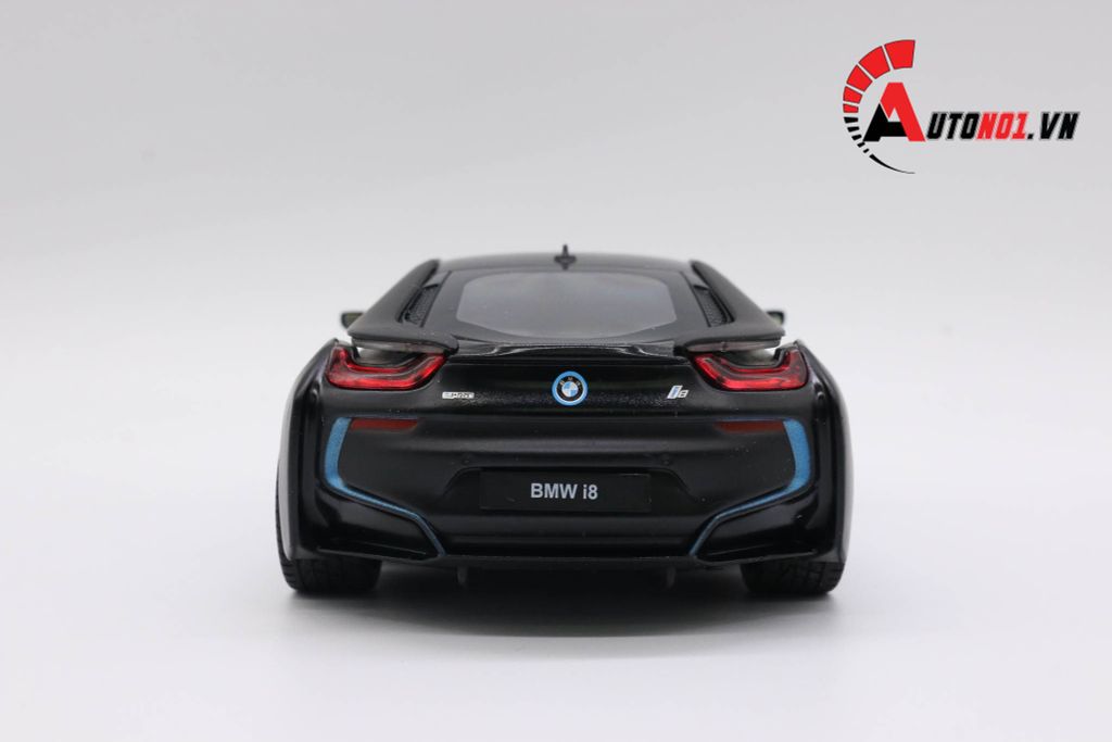 MÔ HÌNH XE BMW I8 BLACK 1:24 RASTAR 3661