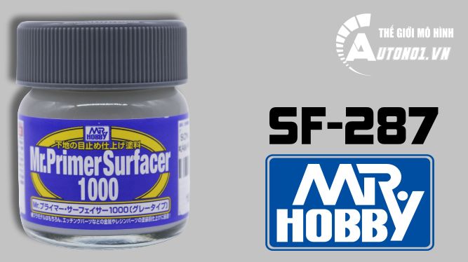  Lacquer sf-287 sơn lót mô hình mr.surfacer màu xám primer 1000 40ml Mr.Hobby SF287 