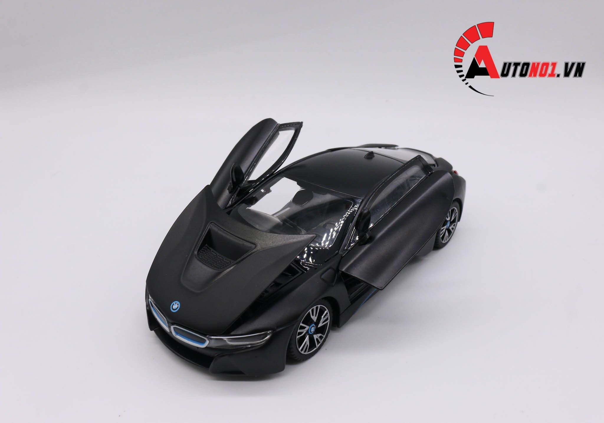  Mô hình xe Bmw I8 đánh lái được full open 1:24 Rastar 3661 