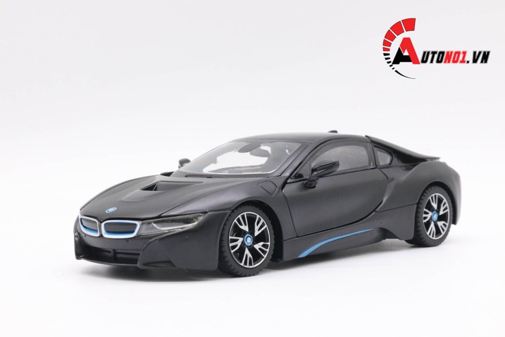 MÔ HÌNH XE BMW I8 BLACK 1:24 RASTAR 3661