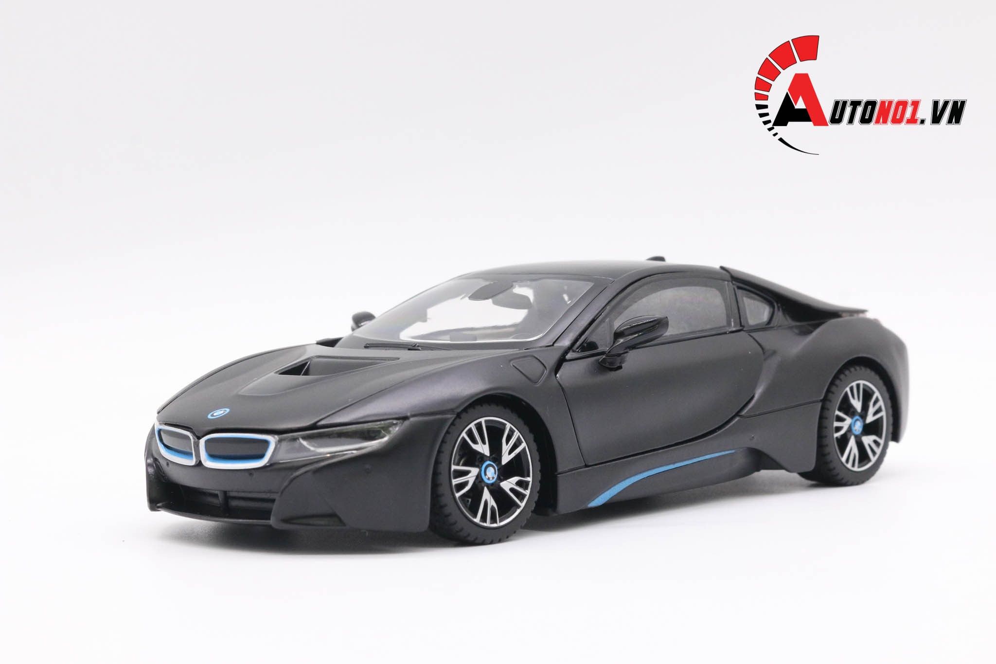  Mô hình xe Bmw I8 đánh lái được full open 1:24 Rastar 3661 