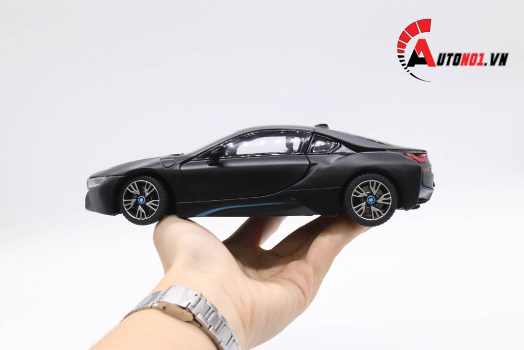 MÔ HÌNH XE BMW I8 BLACK 1:24 RASTAR 3661