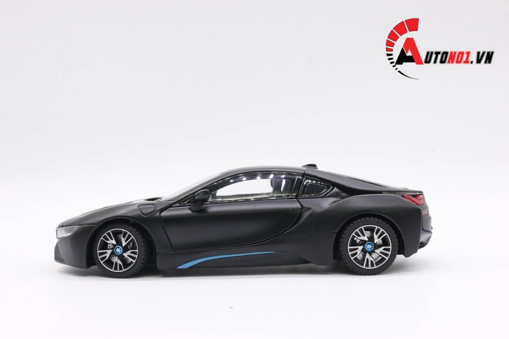 MÔ HÌNH XE BMW I8 BLACK 1:24 RASTAR 3661