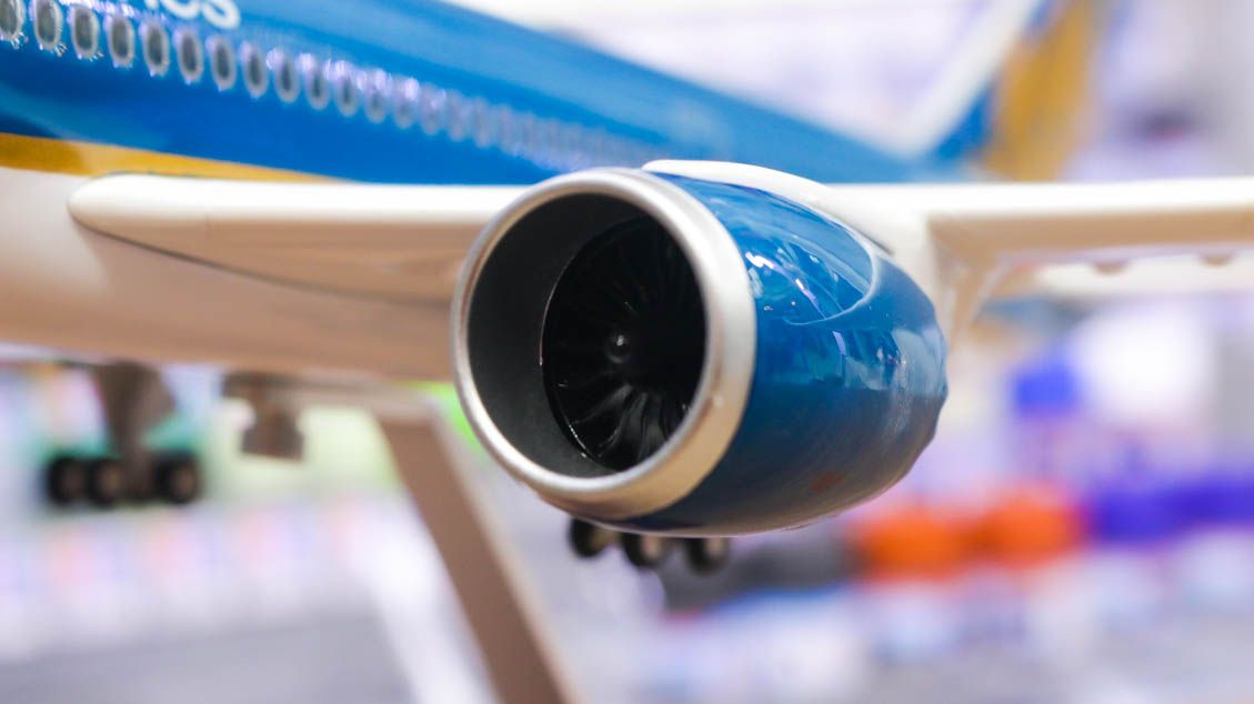 Mô hình máy bay B777 Vietnam Airlines Everfly 20cm