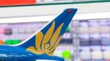  Mô hình máy bay Vietnam Airlines Dreamliner Boeing B787 47cm 1:130 có đèn led tự động theo tiếng vỗ tay hoặc chạm MB47002 