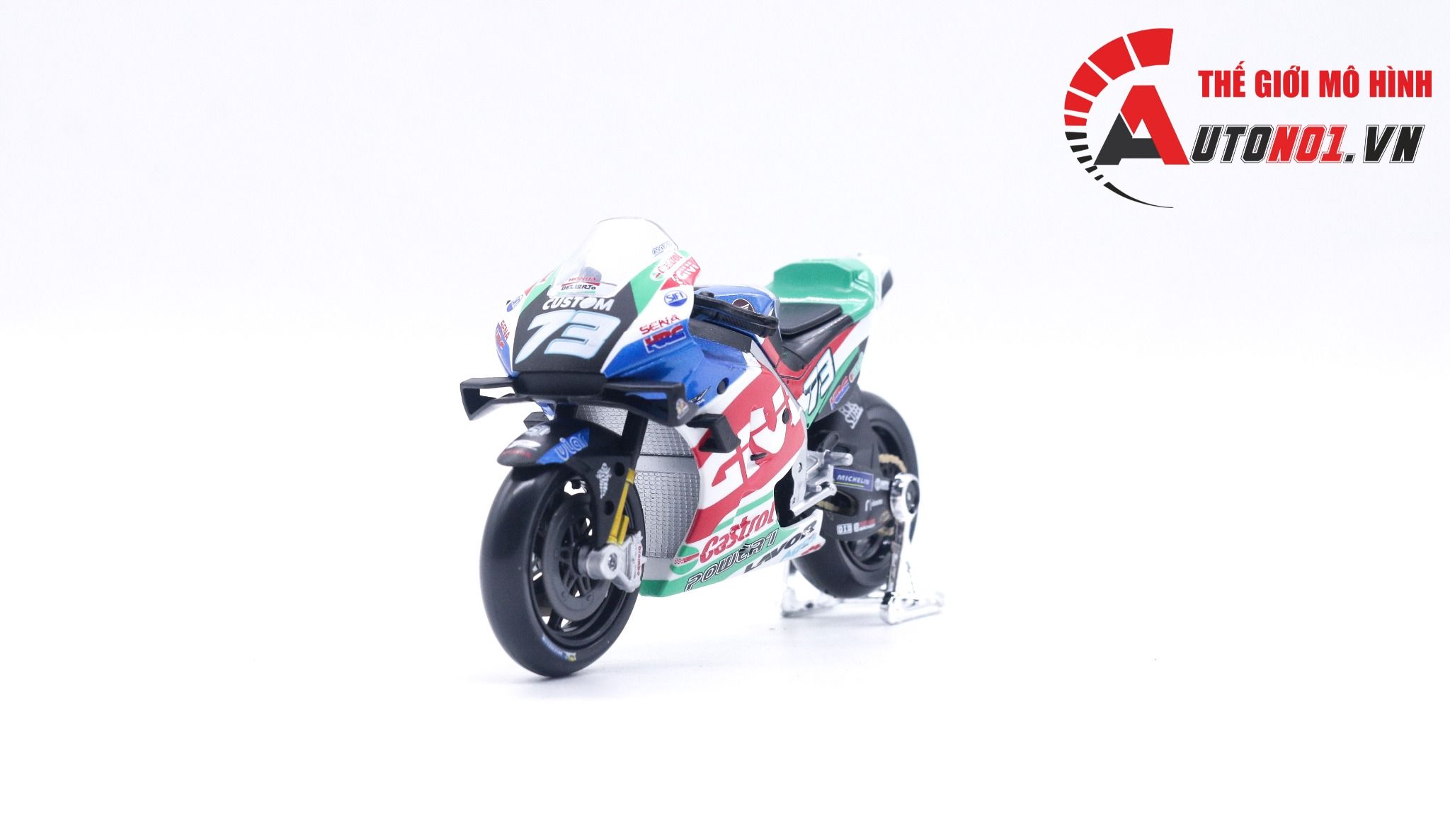  Mô hình xe mô tô GP Honda Team LCR 2021 tỉ lệ 1:18 Maisto 8127 