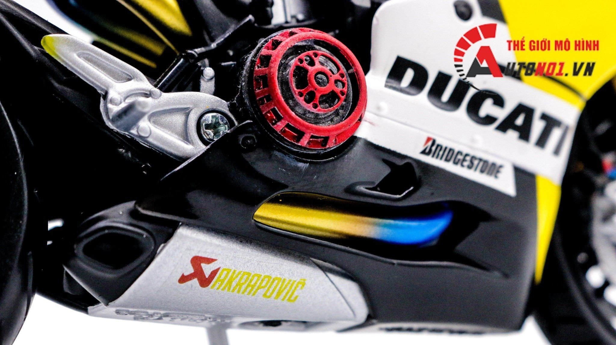  Mô hình xe độ Ducati 899 Panigale Nồi Khô Tỉ Lệ 1:12 Autono1 D077 