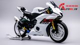  Mô hình xe độ Yamaha Yzf R6 2020 White Custom Pô Akrapovic 1:12 Autono1 Welly D207A 