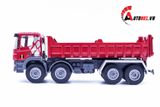  Mô hình xe kim loại xe ben chở cát , đá , than red 1:50 alloy 6095 