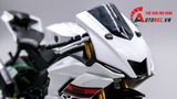  Mô hình xe độ Yamaha Yzf R6 2020 White Custom Pô Akrapovic 1:12 Autono1 Welly D207A 