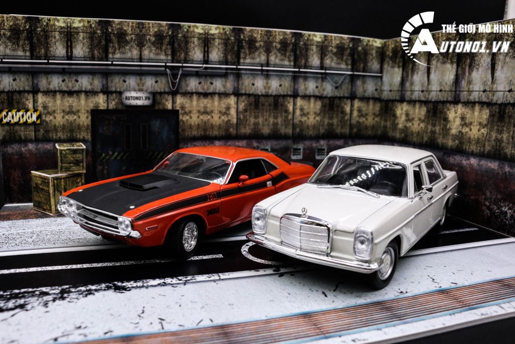 DIORAMA GARAGE TỈ LỆ 1:24 KÍCH THƯỚC 35X25X15 PK047